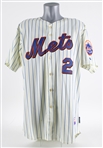 2010 Frank Catalanotto New York Mets Jersey Home Jersey (MEARS LOA)