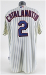 2010 Frank Catalanotto New York Mets Jersey Home Jersey (MEARS LOA)
