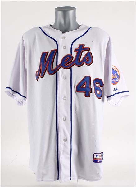 2010 Oliver Perez New York Mets Home Game Worn Jersey (MEARS LOA)