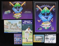 1998 Tampa Bay Devil Rays Inaugural Season Ticket Booklet, Roy Hallady Debut Wade Boggs 3000th Hit Full Ticket & more (Lot of 7)