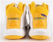 2002 Kobe Bryant Los Angeles Lakers Game Worn Shoes (MEARS LOA / Attributed to 5/5/2002 Playoff Game) 