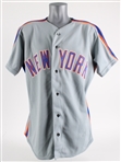 1991 Blane Beatty New York Mets Game Worn Road Jersey (MEARS LOA)