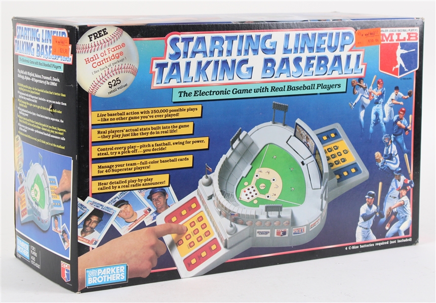 1988 Starting Line Up Talking Baseball by Parker Brothers 