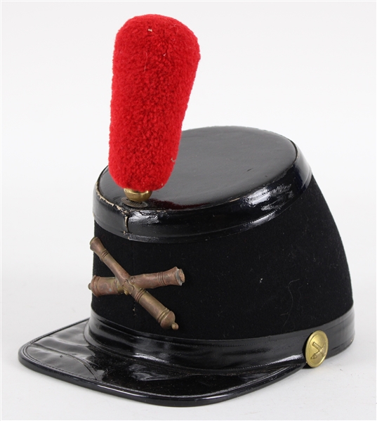 1880 Shako Military Hat "Stone Mint"