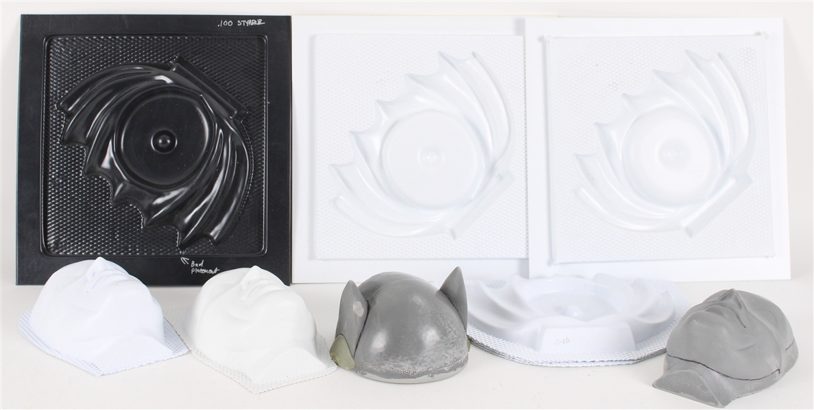 Batman Molds (Lot of 8) used for 1966 Adam West Batman TV Opening Scene 12" Prototype Cowl Display (Designed by Chuck Williams Studios)