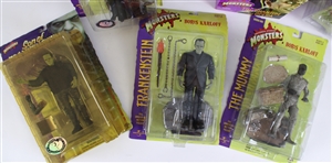 1998-99 Universal Studios Monsters Sealed 8 Action Figures (Lot of 13)