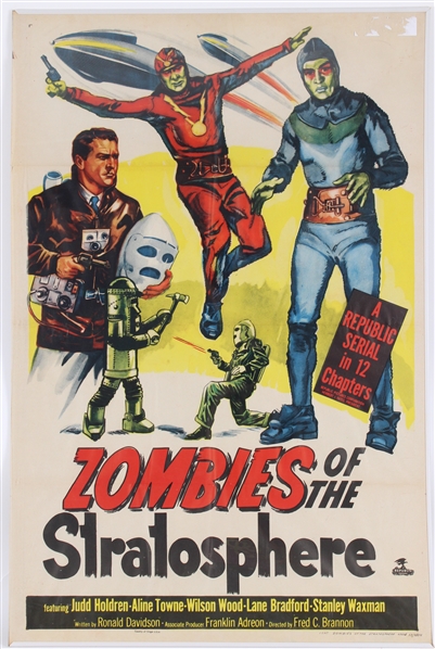1952 Zombies of the Stratosphere 27"x41" Poster 