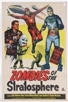 1952 Zombies of the Stratosphere 27"x41" Poster 