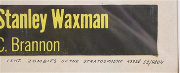 1952 Zombies of the Stratosphere 27x41 Poster 