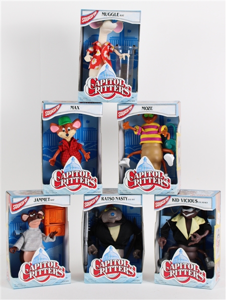1992 Capital Critters by Kenner 6-7" Figures (Lot of 6)