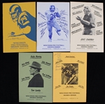 1972-81 Wisconsin Pro Football Writers Dinner Programs (Bud Lea Collection)(Lot of 27) 
