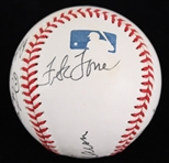 2000-14 Hank Aaron, Andy Pafko Milwaukee Braves HOFs & Greats Multi Signed Baseball (Bud Lea Collection) *JSA Full Letter* 