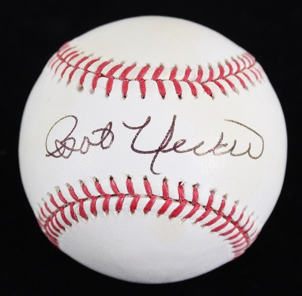 2000-14 Bob Uecker Milwaukee Brewers Signed Selig Baseball (Bud Lea Collection) *JSA Full Letter* 