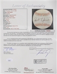 2000-14 Bob Uecker Milwaukee Brewers Signed Selig Baseball (Bud Lea Collection) *JSA Full Letter* 