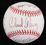 2000-14 Johnny Logan, Andy Pafko Milwaukee Braves Stars Multi Signed Selig Baseball (Bud Lea Collection)*JSA Full Letter* 