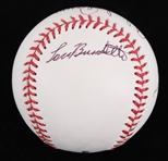 2000-14 Johnny Logan, Andy Pafko Milwaukee Braves Stars Multi Signed Selig Baseball (Bud Lea Collection)*JSA Full Letter* 