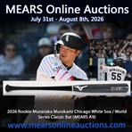 2026 Rookie Munataka Murakami Chicago White Sox / World Series Classic Bat (MEARS A9)