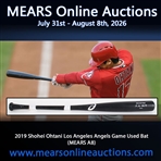 2019 Shohei Ohtani Los Angeles Angels Game Used Bat (MEARS A8)
