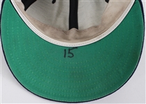 1974 Thurman Munson New York Yankees Professional Model Game Worn Cap (MEARS LOA)