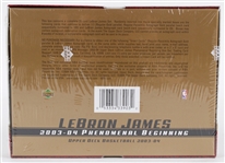 2003-04 LeBron James Upper Deck 20 Card Sealed Set 