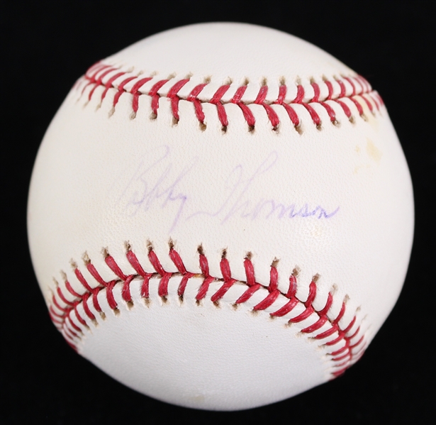 1998-2015 Bobby Thompson Milwaukee Braves Signed Selig Baseball (Bud Lea Collection)*JSA* 