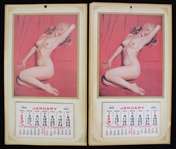 1955 Marilyn Monroe Iconic Playboy Image Calendars (Lot of 2)