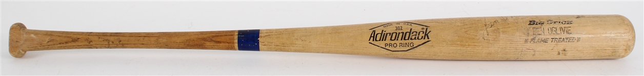1980 Ben Oglivie Milwaukee Brewers Adirondack Game Used Signed Bat (JSA) MEARS LOA