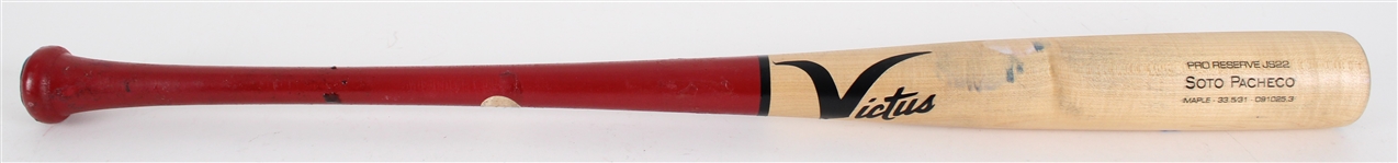 2025 Juan Soto Pacheco New York Mets Game Used Bat (MEARS A8)