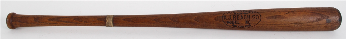 1910-20 AJ Reach Co The Burley Bat "Protype Model"