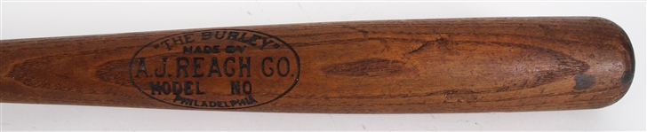 1910-20 AJ Reach Co The Burley Bat Protype Model