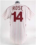 1980 Pete Rose World Champions Philadelphia Phillies Signed Game Worn Uniform *TriStar/PSA* (JSA) PSA Photo Match / MEARS A10