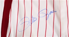 1980 Pete Rose World Champions Philadelphia Phillies Signed Game Worn Uniform *TriStar/PSA* (JSA) PSA Photo Match / MEARS A10