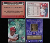 1996-2021 Scott Rolen Philadelphia Phillies Trading Cards w/ Topps Signed(Lot of 4)