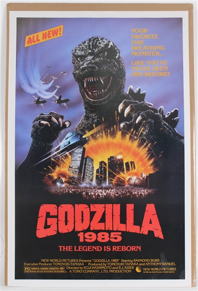 1985 Godzilla The Legend is Reborn 27"x41" Poster 