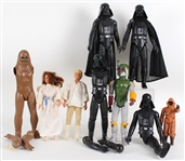 1974-79 Star Wars Kenner 8" to 15" Figures (Lot of 9)