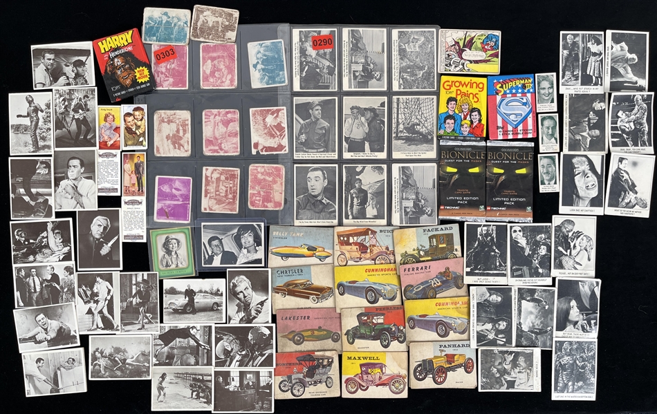 1930s-2001 Non Sport Cards w/ Topps Cars, Youll Die Laughing & more (Lot of 75+)