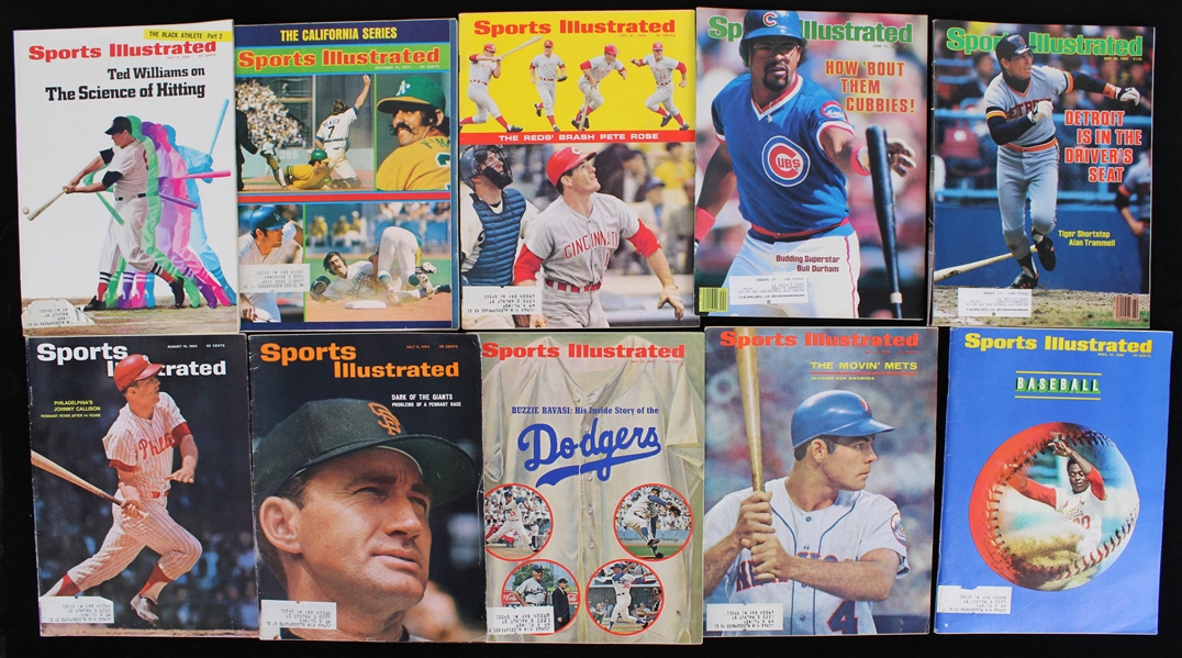 1964-84 Sports Illustrated Magazines Featuring Jim Wynn, Tony Oliva & more (Lot of 17) 