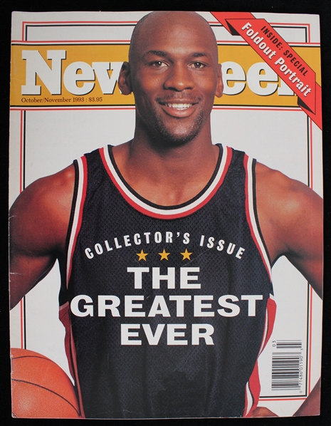1993 Michael Jordan "The Greatest Ever" Newsweek Collectors Issue