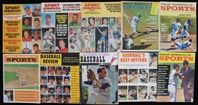 1957-68 Sport, Sport Annual, Baseball Review Magazines & more (Lot of 10) 