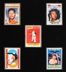 1951-68 Mickey Mantle New York Yankees All Star Collection Five Card Set 68/1958 