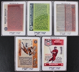 1951-68 Mickey Mantle New York Yankees All Star Collection Five Card Set 68/1958 