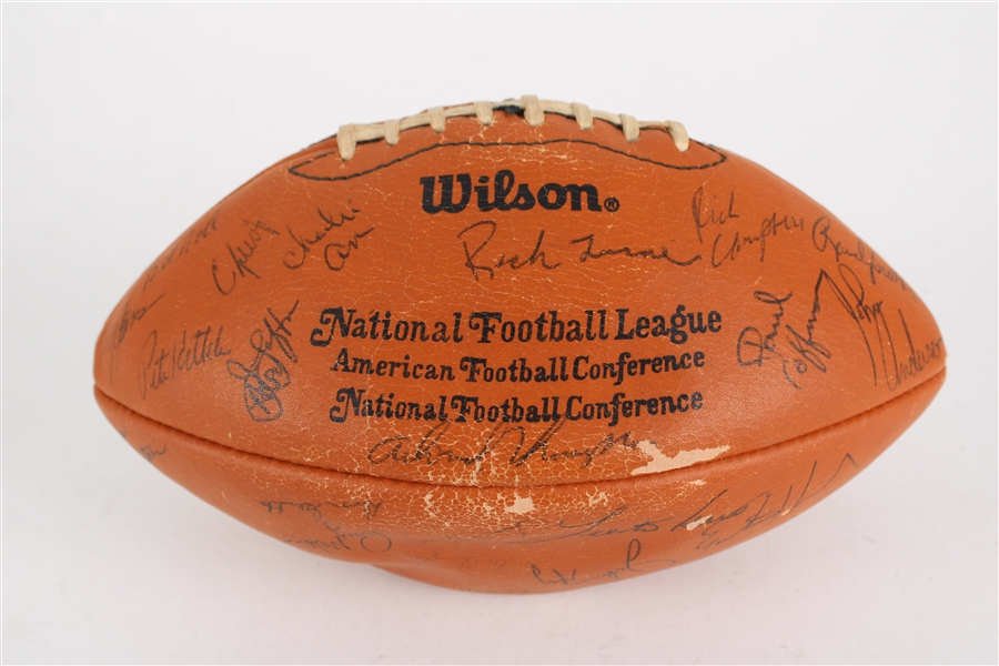 1970s-80s Green Bay Packers Signed Football w/ Bart Starr and more 