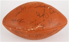 1970s-80s Green Bay Packers Signed Football w/ Bart Starr and more 