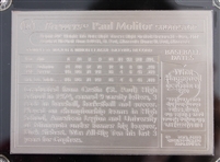 1979 Paul Molitor Milwaukee Brewers Topps LE 35/750 Silver Mint Card  