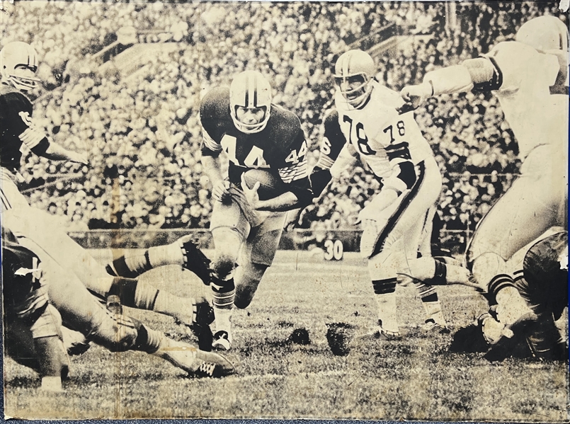 1966-71 Donny Anderson Green Bay Packers 52"x70" Sign from Packer Hall of Fame 