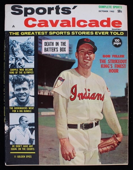 1962 Sports Cavalcade Magazine Featuring Bob Feller 