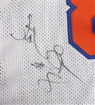 2000-01 Latrell Sprewell New York Knicks Signed Game Worn Home Jersey (MEARS A5 / JSA)