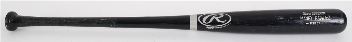 2003 Manny Ramirez Rawlings Professional Model Game Used Bat (MEARS LOA)