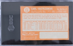1964 Carl Yastrzemski Boston Red Sox #210 Topps Card (SGC Slabbed 7 NM) 