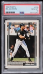 1992 Bo Jackson Chicago White Sox #290 Topps Card (PSA Slabbed GEM MT 10) 